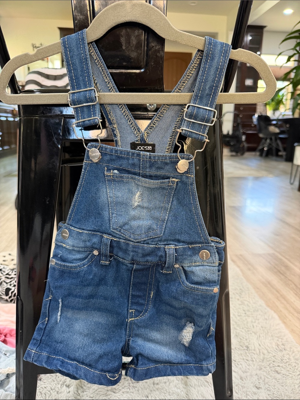 Joe's Jeans Denim Short Overalls - Blue